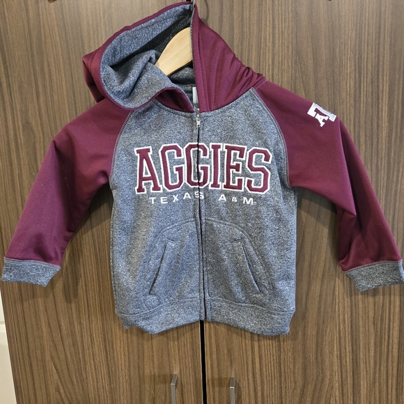 Texas A&M Aggies Toddler Boys or Girls Track Jacket 3T - Picture 1 of 9